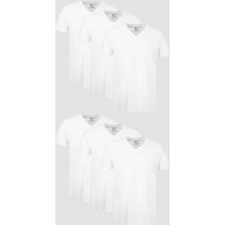 Hanes Men's TAGLESS V-Neck Undershirt 6-Pack