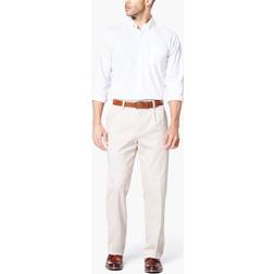 Dockers Men's Classic Fit Easy Khaki Pants Pleated (Standard) Cloud (Stretch)