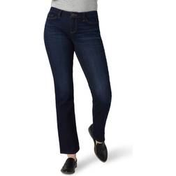 Lee Women's Legendary Straight Jeans, Regular, Dark Blue