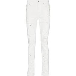 Purple Brand Men's Paint Blowout Skinny Jeans - Optic White