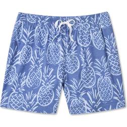 Chubbies Men's The Thigh-Napples Swim Trunks Blue