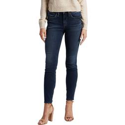 Silver Jeans Co. Women's Suki Mid-Rise Skinny Indigo 24x29