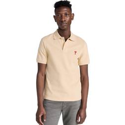 Ami Paris Polo Shirt Vanilla