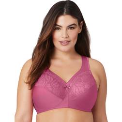 Glamorise Full Figure Plus MagicLift Natural Shape Support Bra Wirefree #1010