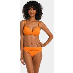 La Blanca Ig Wrap Bikini Top Tangerine