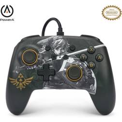 PowerA Enhanced Wired Controller for Nintendo Switch Battle-Ready Link, Gamepad, game controller, wired controller, officially licensed