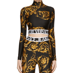 Versace Jeans Couture Long Sleeve Stretch Top