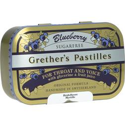 GRETHERS Blueberry zuckerfrei Pastillen 110 Gramm