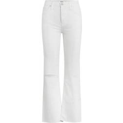 Hudson Rosie Mid-Rise Stretch Wide-Leg Crop Jeans