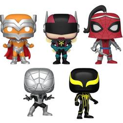 Funko POP Marvel: Year of The Spider- 5PK Spider-Man Amazon Exclusive