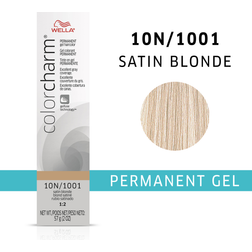 Wella Color Charm Permanent Gel Hair Color Coverage 10N Satin Blonde