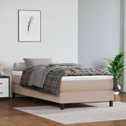 vidaXL Boxspringbett Cappuccino-braun Bettrahmen