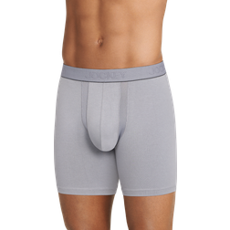 Jockey Chafe-Proof Cotton Boxer Briefs 3-Pack Past Midnight/Mid Grey/Black