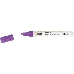 Kreul Glass & Porcelain Pen Glitter violett, 1-3 mm