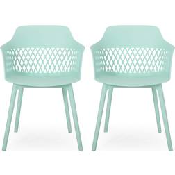 Christopher Knight Home Azalea 2pk Resin Modern Kitchen Chair