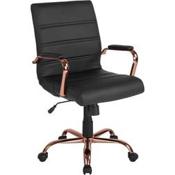 Flash Furniture Mid-Back Black Executive Office Chair