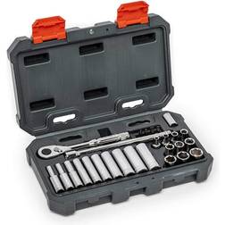 6 Point Standard Deep Metric Mechanics Tool Set CSWS3C Bit Screwdriver