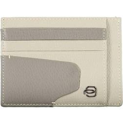Piquadro Leather Wallet - white