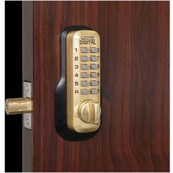 USA Keyless Mechanical Deadbolt, 1.75 D Wayfair M210-SB