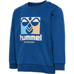 Hummel Navy Peony Lime Sweatshirt