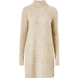 Pieces Ellen Kintted Dress - Beige Meleret