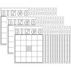 Hygloss Blank Bingo Cards, White