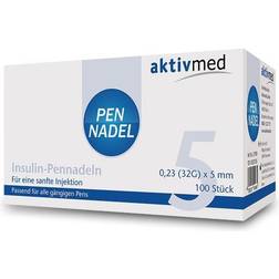 Aktivmed Pennadeln 100 Stück, 5mm