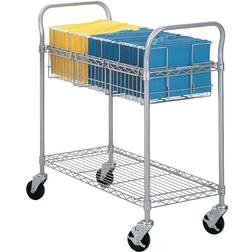 SAFCO 5236GR 18.75 600 lbs. Capacity Wire Mail Cart