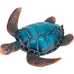 Design Toscano Blue Sea Turtle Statue: Full Color - Blue 12.0