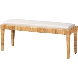 Baxton Studio Sofia Modern Settee Bench