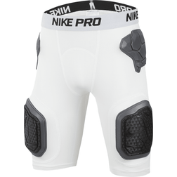 Nike Youth Pro Hyperstrong Football Shorts White/Black, Medium
