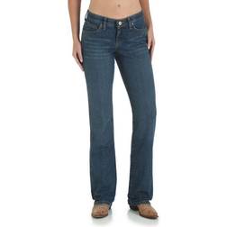 Wrangler Q-Baby Mid-Rise Bootcut Jeans Blue