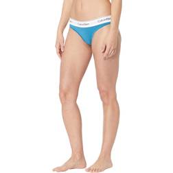 Calvin Klein Modern Cotton Thong Tapestry Teal F3786