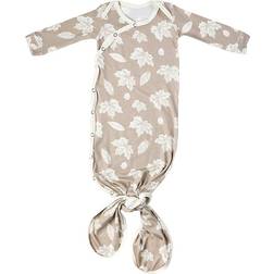 Copper Pearl Newborn Knotted Gown"Oak"