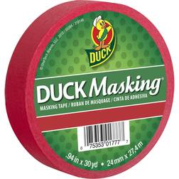 Duck Brand .94 30 yd. Solid Red Color Masking Tape