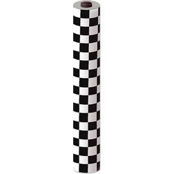 Beistle 40' x 100' Checkered Table Roll Black/White 50939-BKW