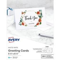 Avery Printable Greeting Cards Half-Fold