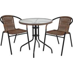 Flash Furniture Lila 28'' Patio Dining Set