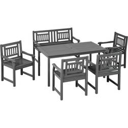 OutSunny 6 Pieces Patio Dining Set