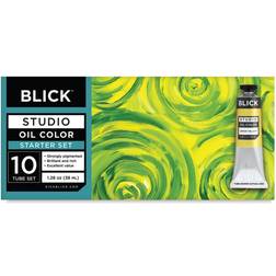 Blick Studio Oil Colors Starter Set, Set of 10 colors, 40 ml tubes