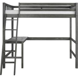 Hillsdale Furniture Crosswinds Wood Loft Twin Bunk Bed