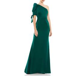 Womens Mermaid Maxi Evening Dress green