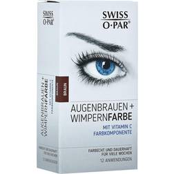 Augenbrauen Wimpernfarbe Set braun Swiss O Par