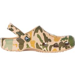 Crocs Classic Printed Camo Clog - Chai/Tan