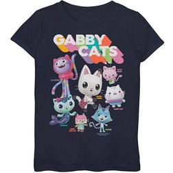 Fifth Sun Girls 7-16 Gabby's Dollhouse Gabby Cats Graphic Tee, Girl's, Size: XL, Pink
