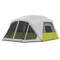 Core 10-Person Instant Cabin Tent with Screen Room, Multicolor