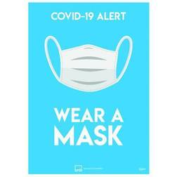 Avery Wear a Face Mask Schild, A4, 2 Poster pro