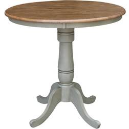 International Concepts Hickory and Stone Top Dining Table