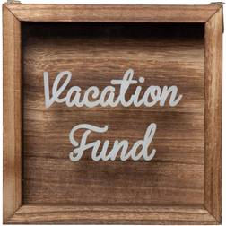 Juvale Wooden Shadow Box Bank, Vacation Fund Shadow