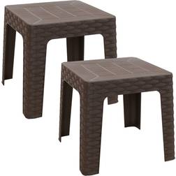 Sunnydaze Polypropylene Outdoor Side Table